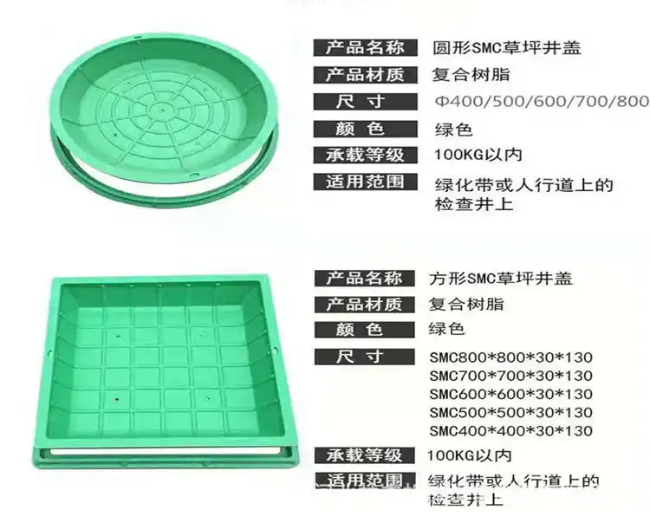 胡市镇树脂复合种植井盖展示